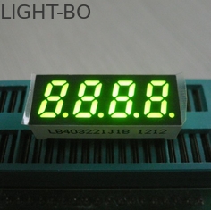 Indicador de umidade conduzido segmento da temperatura da exposição do dígito 7 de um verde quatro de 0,32 polegadas
