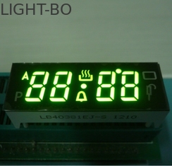 Exposição de diodo emissor de luz numérica da cara preta, 7 exposição do dígito do segmento 4 com temperatura de funcionamento 120C
