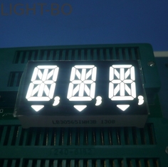 Exposição de diodo emissor de luz tripla branca do segmento do dígito 14 para indicadores de Digitas