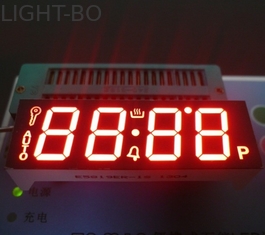 Segmento feito sob encomenda do dígito 7 da exposição de diodo emissor de luz 4 para o branco azul verde vermelho da cor de Cotrol do temporizador do forno