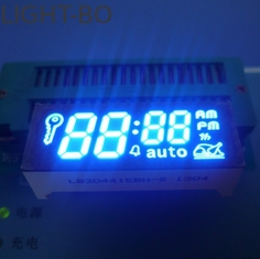 Segmento feito sob encomenda da exposição de diodo emissor de luz sete do temporizador azul do forno com temperatura de funcionamento 120 graus
