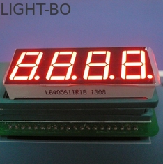 Brilho alto 0,56&quot; 4 exposição conduzida Nnmeric do segmento do dígito 7 ultra vermelha para o indicador da temperatura