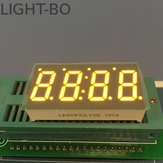 0,49 cores ambarinas conduzidas segmento da exposição do dígito 7 do lnch 4 para o indicador da temperatura