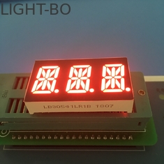 0,54&quot; 3 cor brilhante super alfanumérica do diodo emissor de luz do vermelho da exposição de diodo emissor de luz do segmento do dígito 14