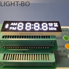 Módulo ultra personalizado da exposição de diodo emissor de luz do segmento do dígito 7 do branco 4 para o orador/rádio de Bluetooth