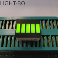 5 barra clara do diodo emissor de luz do cátodo comum do segmento 574nm para a exposição da bateria