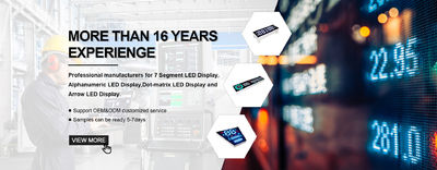 qualidade Exposição de diodo emissor de luz de 7 segmentos Fábrica