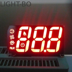 Exposição de diodo emissor de luz feita sob encomenda, exposição conduzida do dígito 7 segmento triplo para o controle refrigerando