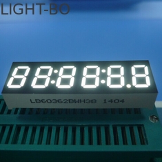 6 exposição de diodo emissor de luz do segmento do dígito 7, pulso de disparo ultra brilhante Diplay do diodo emissor de luz do branco 0,36 polegadas