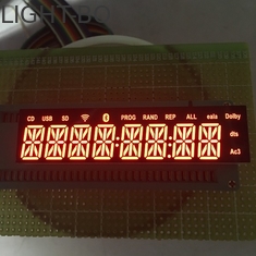 Montagem fácil ultra vermelha conduzida alfanumérica audio do segmento do dígito 14 da exposição 8 de Bluetooth