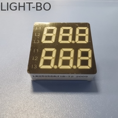 linha dupla 4 dígitos da exposição de diodo emissor de luz 80mW do segmento da altura 7 de 18mm para o painel de instrumento