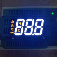 120mcd exposição de diodo emissor de luz tripla do dígito de 0,67 polegadas para o painel de controle do refrigerador