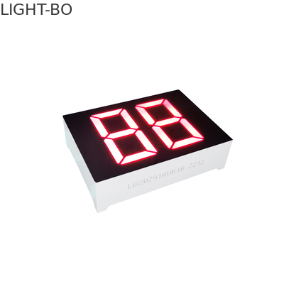Bom preço. Ânodo comum duplo vermelho ultra brilhante da exposição de diodo emissor de luz 0.79inch do segmento do dígito 7 para o aquecedor de água on-line