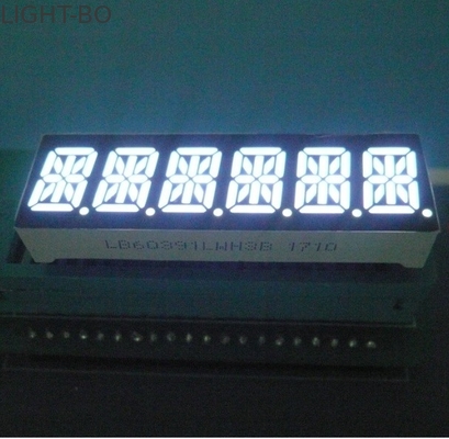 Bom preço. Seis montagens fáceis da intensidade luminosa dos dados da exposição de diodo emissor de luz 80-100mcd/do segmento do dígito 14 on-line