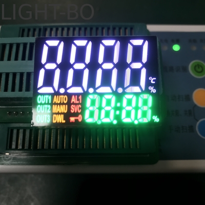 Bom preço. Display LED multicolor duplo fila quatro dígitos 7 segmentos para instrumentos de controlo on-line