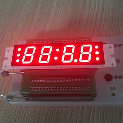 Bom preço. Quatro o dígito sete segmenta a exposição de diodo emissor de luz feita sob encomenda 14,8 milímetros para o rádio/som on-line