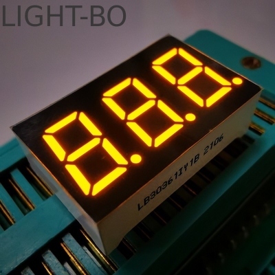 Bom preço. Display de LED Super Brilhante Amber 7 Segmento 3 dígitos 9.2mm Cátodo Comum para Medidor de Painel on-line