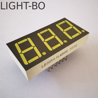 Bom preço. Display LED de catodo comum Ultra brilhante superfície cinza branca 7 segmento 3 dígitos 14,2 mm para controlador de temperatura on-line