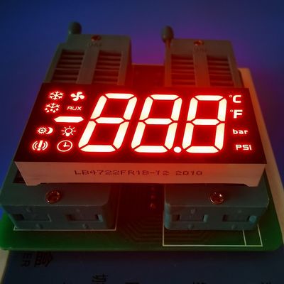 Bom preço. Ultra-vermelho brilhante 3 dígitos 7 segmentos LED Display Cátodo comum para painel de controle de refrigeração on-line