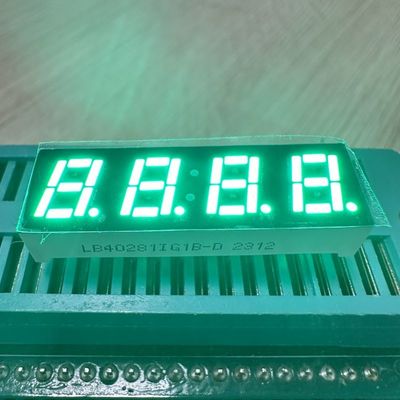 Bom preço. Display verde de LED de 7 mm de 4 dígitos com 7 segmentos de ânodo comum para controlador de temperatura on-line