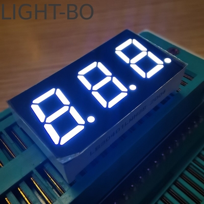 Bom preço. Ultra-brilhante branco 7 segmentos LED Display Triplos dígitos Anodo comum on-line