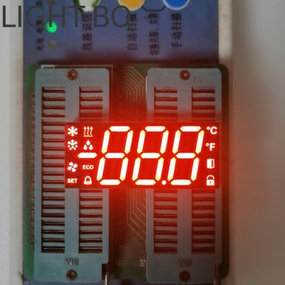 Bom preço. Display LED de sete segmentos de catodo comum vermelho ultra brilhante personalizado para controle de frigorífico/congelador on-line