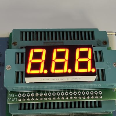 Bom preço. Ultra brilhante Superfície Vermelha Comum Caode LED Display 7 Segmento 3 dígitos 14.2mm para controlador de temperatura on-line