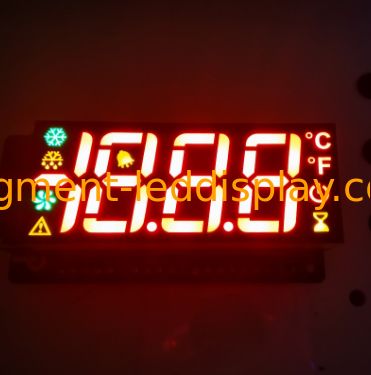 Bom preço. Display LED de 7 segmentos de três dígitos personalizado vermelho/amarelo/verde de alto brilho para controle de geladeira on-line