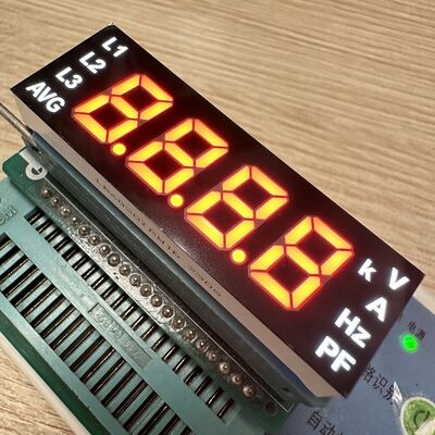 Bom preço. Módulo de Display LED de 7 Segmentos Personalizado Ultra Branco/Vermelho de 4 Dígitos para Painéis de Medidores Elétricos (Anodo Comum) on-line