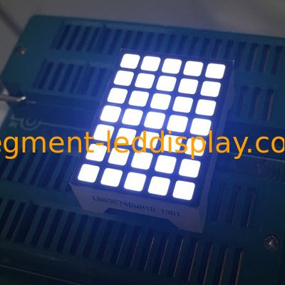 Bom preço. Cátodo ultra branco quadrado da coluna do ânodo da fileira da exposição de diodo emissor de luz da matriz de ponto 5x7 para o indicador de elevador on-line