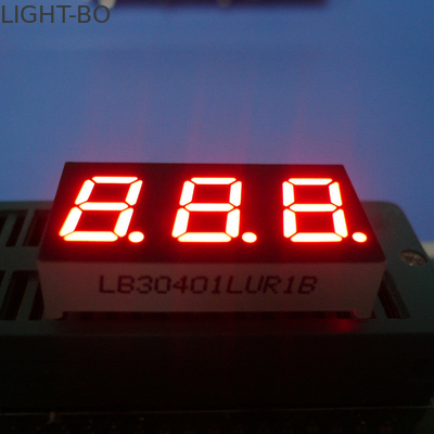 Bom preço. 0Display LED de 7 segmentos com anodo comum de três dígitos on-line