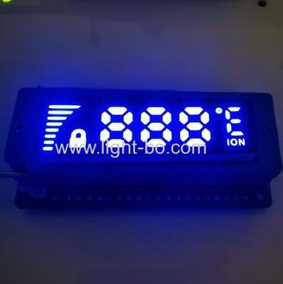Bom preço. Display LED de 7 segmentos de cor branca ultra fina personalizada Anodo comum para controlador de temperatura on-line