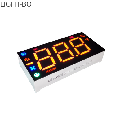 Display LED multicolor personalizado 3Digit 0,5' 'Sete segmentos para controle de geladeira