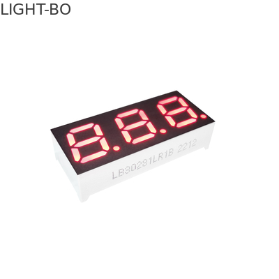 Bom preço. Ultra-Rouxa Brilhante 3 dígitos 7 Segmento LED Display 0.28 polegadas Cátodo Comum Para Pequeno Eletrodoméstico on-line