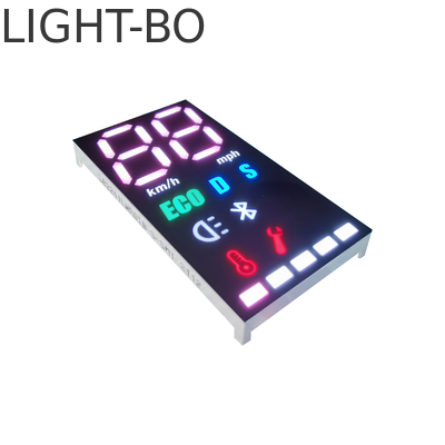 Bom preço. sete dígito Multicolour 635nm da exposição de diodo emissor de luz 3 do segmento 35mcd para a motocicleta on-line