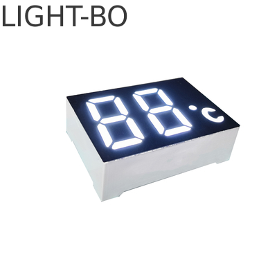 Bom preço. 2 intensidade luminosa ultra brilhante da cor 120-140mcd do diodo emissor de luz do branco da exposição de diodo emissor de luz do segmento do dígito 7 on-line