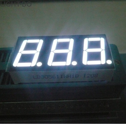 Bom preço. exposição de diodo emissor de luz do segmento do dígito 7 do branco 3 de 14.2mm (0,56