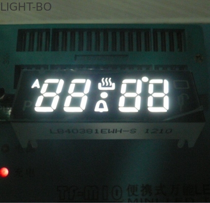Exposição de diodo emissor de luz feita sob encomenda do Pin de /SMD do MERGULHO, branco puro comum da exposição de segmento do cátodo 7