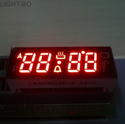 Ânodo comum conduzido segmento da exposição do dígito sete do vermelho 4 de Digitas para o calibre de combustível