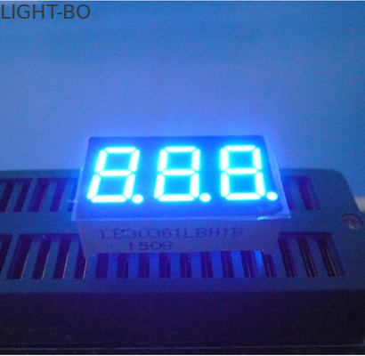 Bom preço. 0,36 avance a exposição de diodo emissor de luz numérica, exposição conduzida segmento 80mcd do dight 7 do azul 3 - 100mcd on-line
