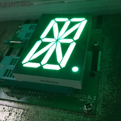 16 de um único dígito verdes puros segmentam a exposição de diodo emissor de luz para o painel digital do read-para fora