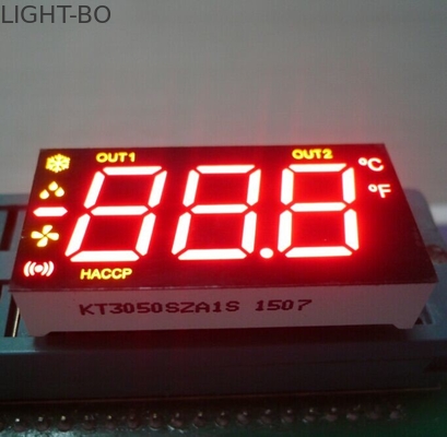 Exposição numérica do ultra vermelha/amarelo diodo emissor de luz 0,5 polegadas para o controle do refrigerador