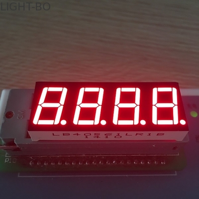 Exposição de diodo emissor de luz do segmento do dígito 7 de 0,56 polegadas 4 para o indicador do painel de Instrumnet