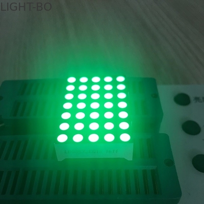 Enfileire a exposição de matriz 3mm do ponto do diodo emissor de luz do ânodo 5 x 7 da coluna do cátodo para quadros de mensagens