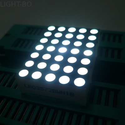 Ânodo da fileira da exposição de diodo emissor de luz da matriz de ponto do brilho alto 5x7 para o indicador de posição do elevador