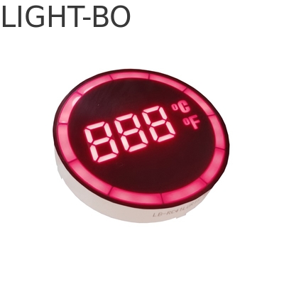 Espectáculo LED de 8 dígitos em azul amarelo verde com ângulo de visão de 360 graus