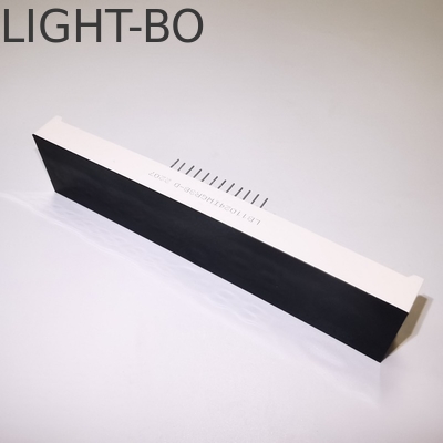 8 dígitos 17 mm 360 ° 100000 horas Display LED personalizado com longa vida útil em preto