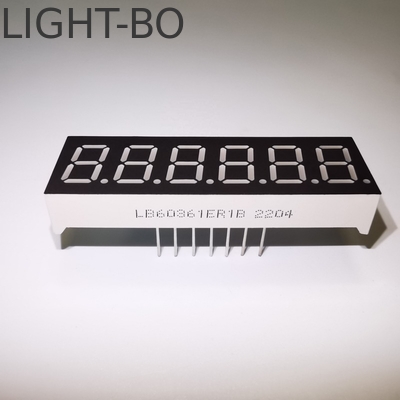 Corpo de plástico Display LED vermelho super brilhante de 14 segmentos com 14,2 mm de altura de caracteres