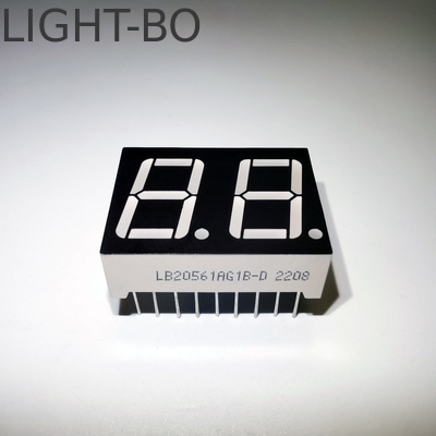 Display de LED de plástico com segmento de 13,8 mm e 0,54' de cor vermelha super brilhante LB20541IJ1B