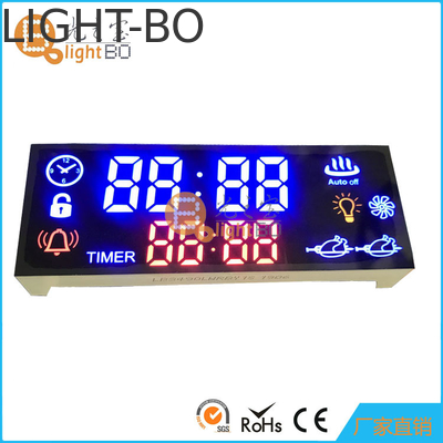 Display LED multicolor 8 dígitos 7 segmentos Display LED personalizado para fogão a gás